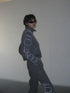 CODE MAZE ECO FABRIC BOMBER JACKET -GRAY (BAMBOO CHARCOAL)-